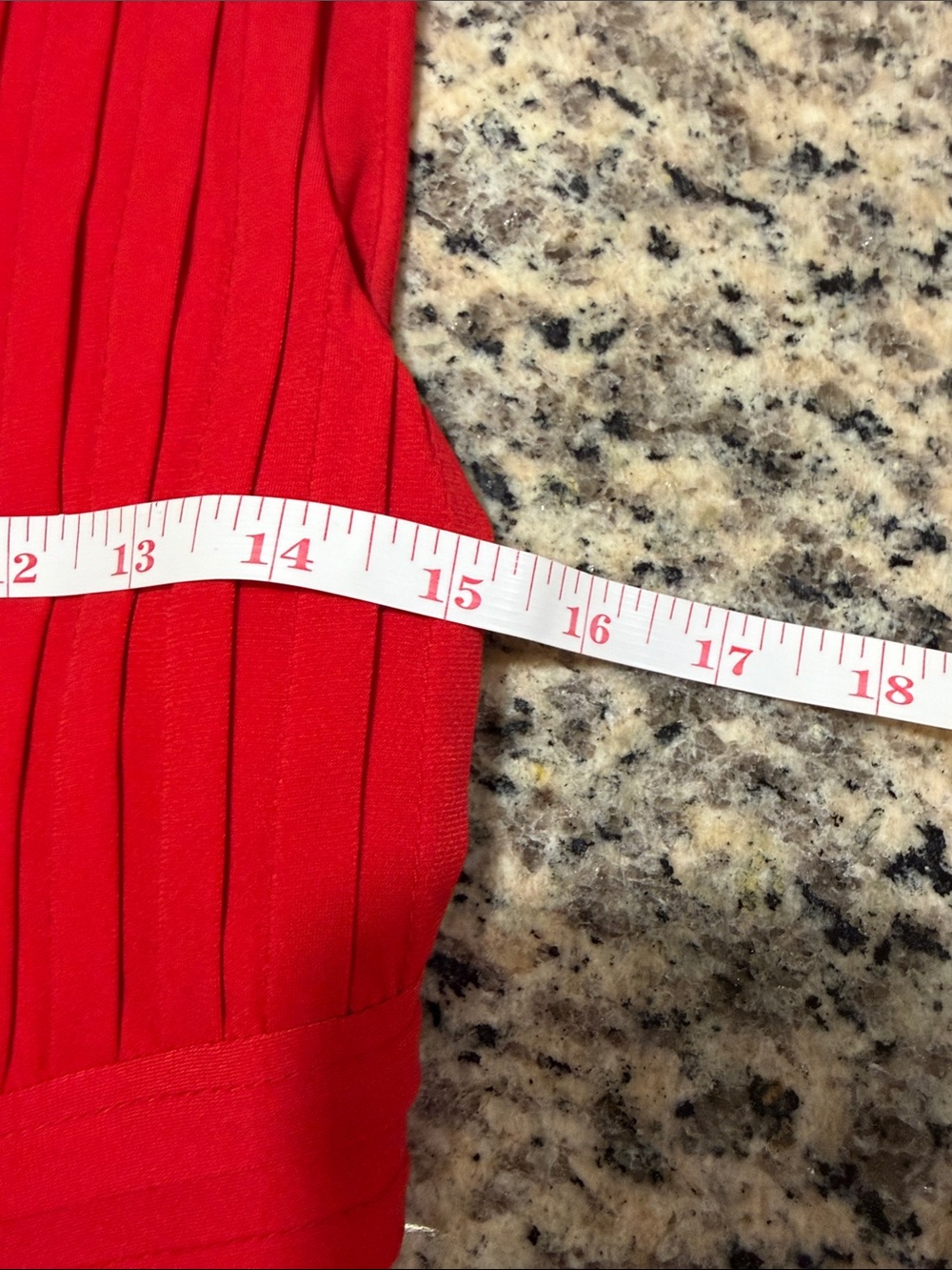 Calvin Klein Red Pleated Bodice Crisscross Waist Midi Dress - Picture 5 of 8